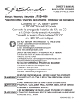 Schumacher PID-410 Owner`s manual