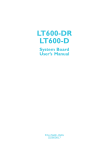 DFI LT600-D User`s manual