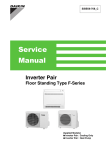 Daikin FVXS25FV1B Service manual