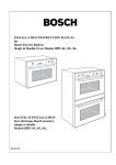 Bosch HBN445AUC Instruction manual