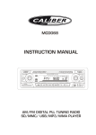 CALIBER MCD068(RU0270RUHRRF+MP3+WMA+RDS+FIXED