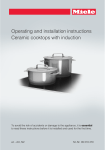 Miele KM 453 Operating instructions