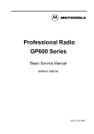 Motorola GP640 Service manual