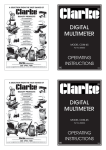 Clarke CDM20 Operating instructions