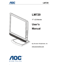 AOC LM-729 User`s manual