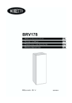 BORETTI BRV178 Specifications