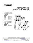 Vulcan-Hart VRT32I ML-138024 Operating instructions