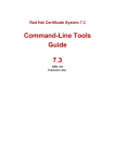 Red Hat CERTIFICATE SYSTEM 7.3 - COMMAND-LINE System information