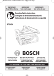 Bosch GTS1031 Owner`s manual