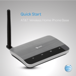 AT&T Wireless Home Phone Base User guide