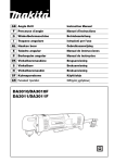 Makita DA3011F Instruction manual