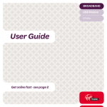 Virgin USB MODEM User guide