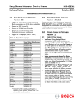 Bosch ICP-EZM2 Easy Series User guide