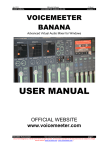 B2 Audio Duo User manual