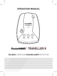 Q3 Innovations RadarHAWK Traveller II Specifications