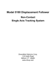 Diversified Optronix DISPLACEMENT FOLLOWER 5100 User`s manual