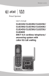AT&T CL82300 User`s manual
