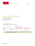 Denon M-2750 - Network Security Platform Installation guide