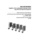 DSS NETWORKS Gig-cPCI-3U Specifications