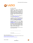 Vizio VW46LFHDTV10A User manual