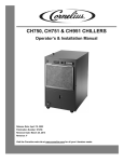 Cornelius CH751 Installation manual