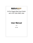 SignaMax 065-7940B-WS User manual