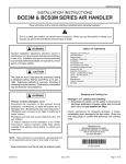 Allied A93DF Instruction manual