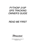 Directed Electronics PYTHON 210P Installation guide