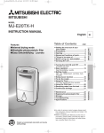 Mitsubishi Electric MJ-E20TX-H Instruction manual