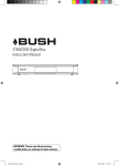 Bush Freeview EPG BVR501FV Instruction manual