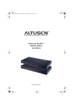 ATEN ALTUSEN PN9108 User manual