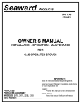 Seaward 2175 Owner`s manual