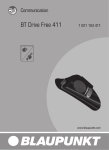 Blaupunkt BT DRIVE FREE 411 Technical data