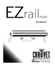 Chauvet EZrail RGBA User manual