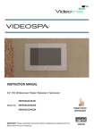 Videotree VSPA19LCD-AE1W Instruction manual