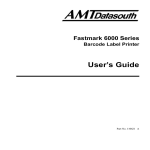 AMT Datasouth 6000 User`s guide