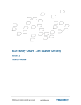 Blackberry ENTERPRISE SOLUTION SECURITY - SECURITY FOR DEVICES WITH BLUETOOTH WIRELESS TECHNOLOGY - TECHNICAL User guide