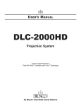 Runco DLC-2000HD Specifications