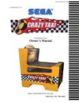 Sega Crazy Taxi Owner`s manual