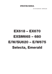 Wascomat EX-30 S and EX-50 S Operating instructions
