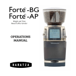 Forté Operations Manual – English