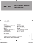 Belkin F8E845 User manual