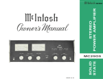 McIntosh MC2505 Specifications