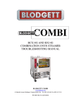 Blodgett BX-14G Troubleshooting guide