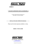 Dakota Digital 3 Series Service manual