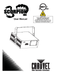Chauvet Scorpion Sky User manual
