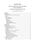 ELECRAFT KX3 Operating instructions