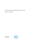 Dell PowerVault MD3460 Series Owner`s manual