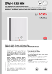 Bosch GWH-425-HN-L Specifications