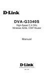 D-Link DVA-G3340S Installation guide